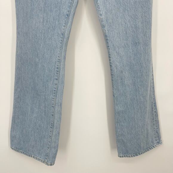 SLVRLAKE | Charlotte Patch Pocket Bootcut Flare Light Wash Jeans Clear Skies 30 - Picture 7 of 16